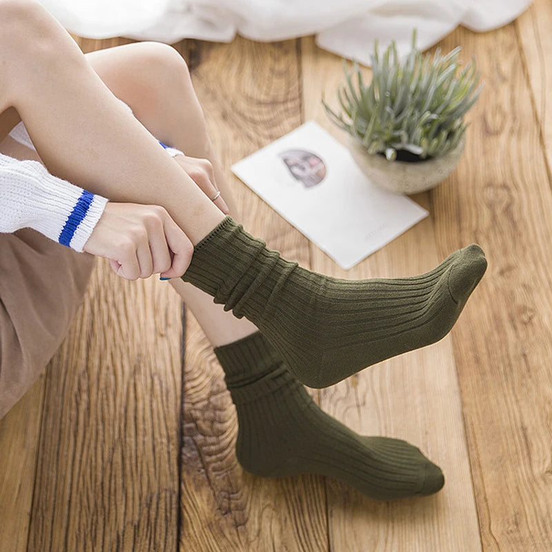Women's Cotton Knit Socks
