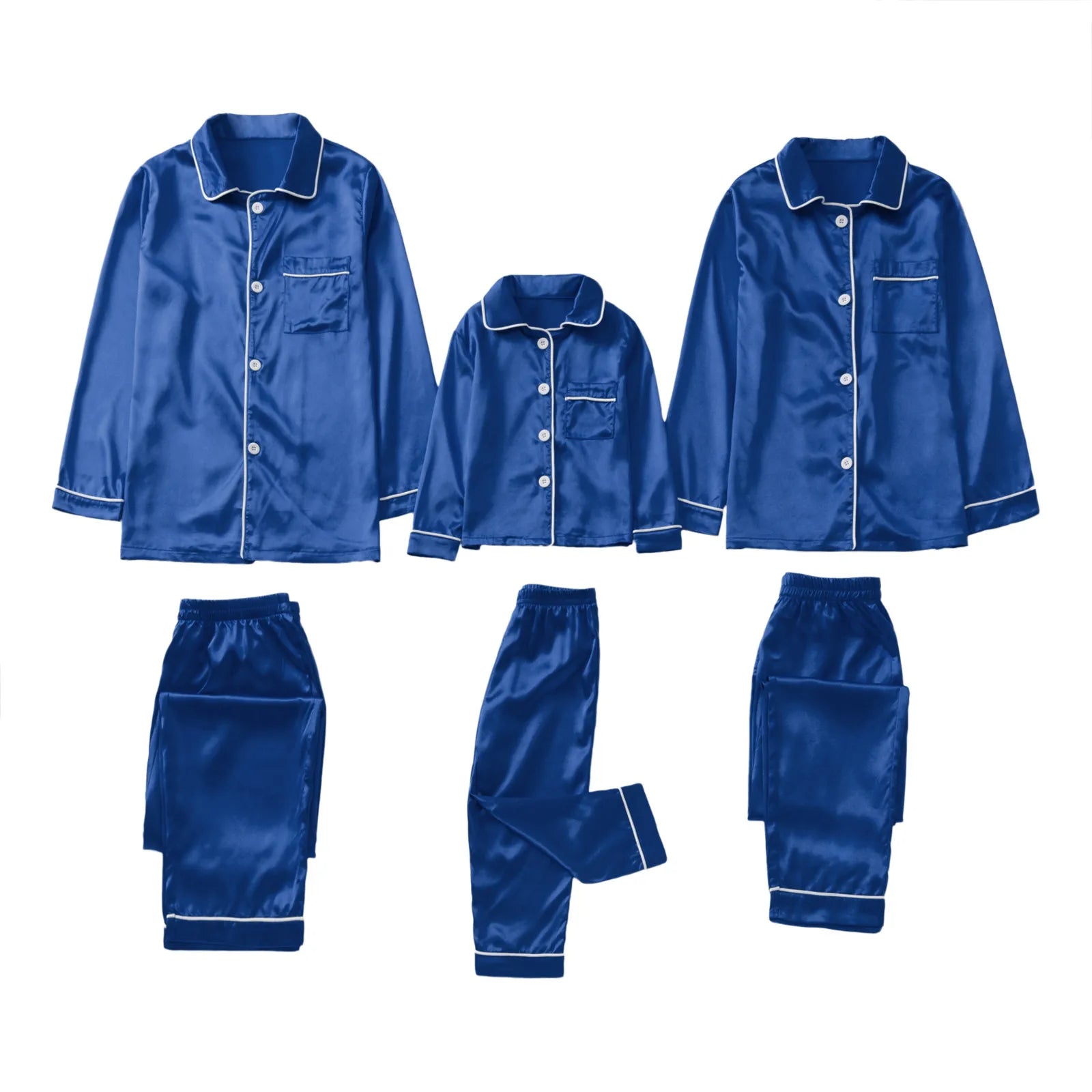 Family Silk Christmas Pyjama Set