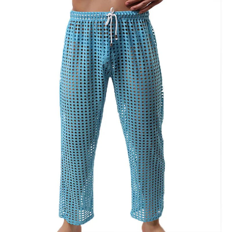 Men's Mesh Fishnet Pyjama Trousers
