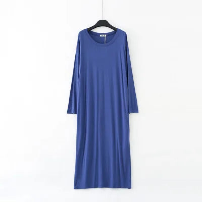 Women's Long Sleeve Modal Nightdress