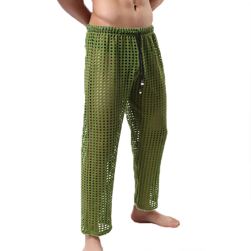Men's Mesh Fishnet Pyjama Trousers