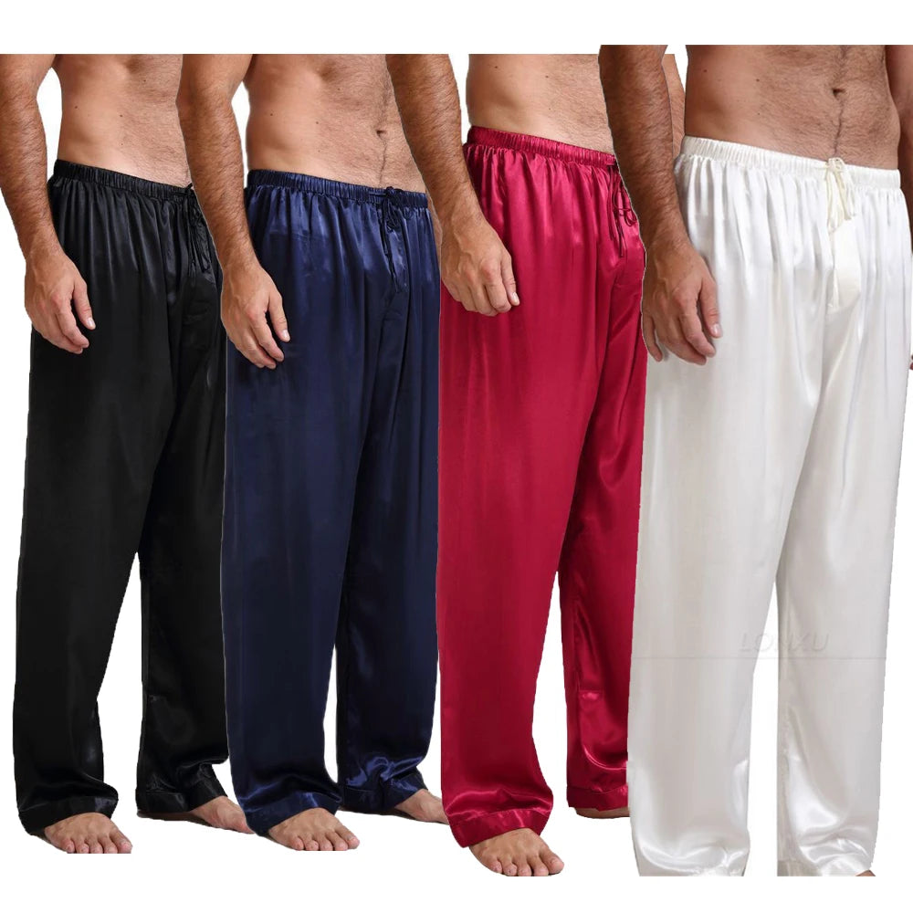 Men's Satin Pyjamas Bottoms