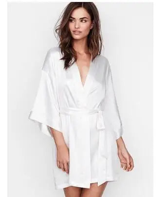 Bride Satin Wedding Robe