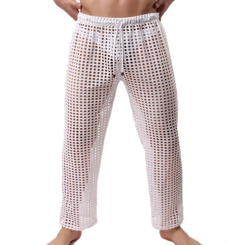 Men's Mesh Fishnet Pyjama Trousers
