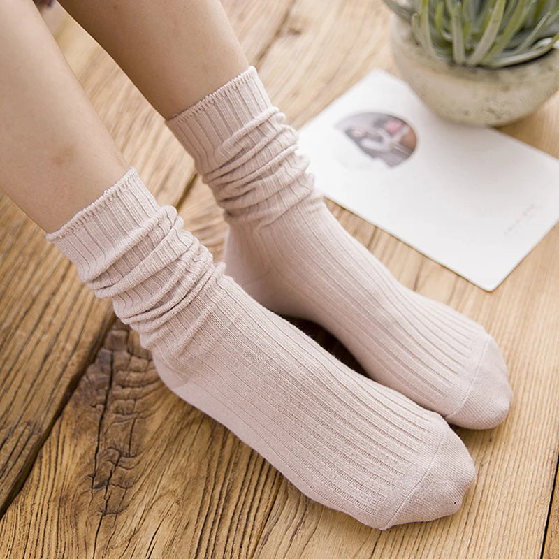 Women's Cotton Knit Socks