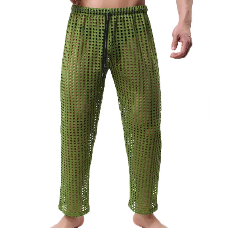 Men's Mesh Fishnet Pyjama Trousers