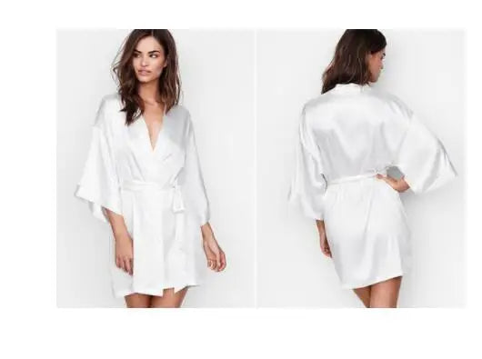 Bride Satin Wedding Robe