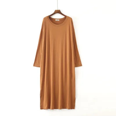 Women's Long Sleeve Modal Nightdress