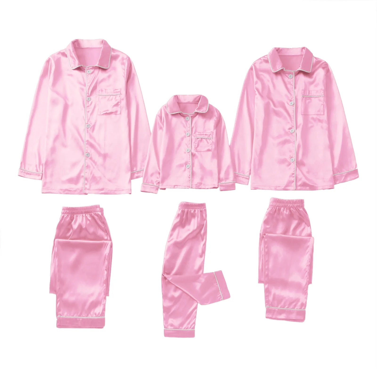 Family Silk Christmas Pyjama Set