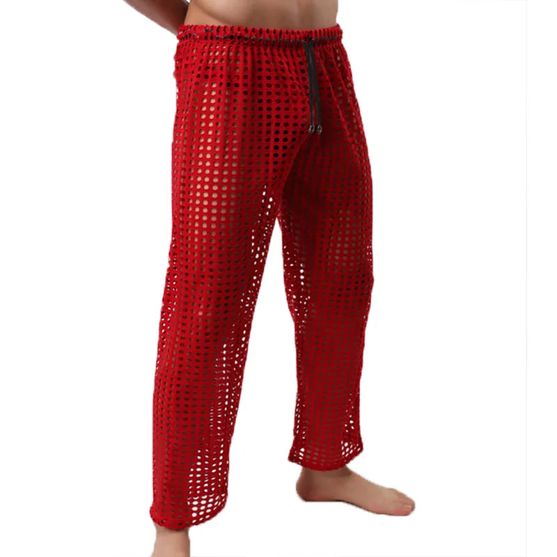 Men's Mesh Fishnet Pyjama Trousers