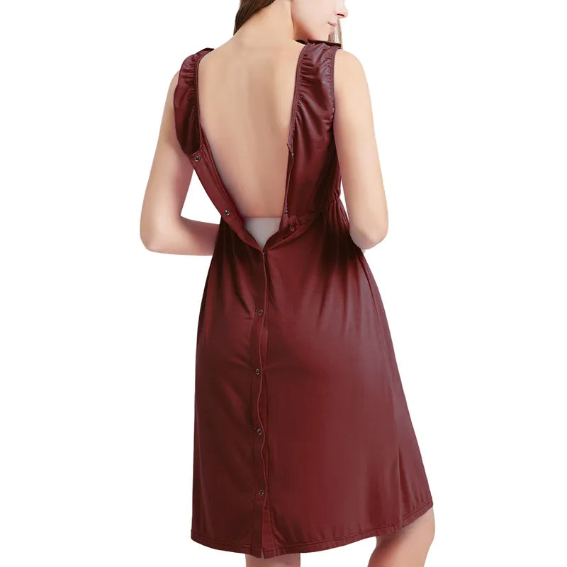Button Up Maternity Nightdress