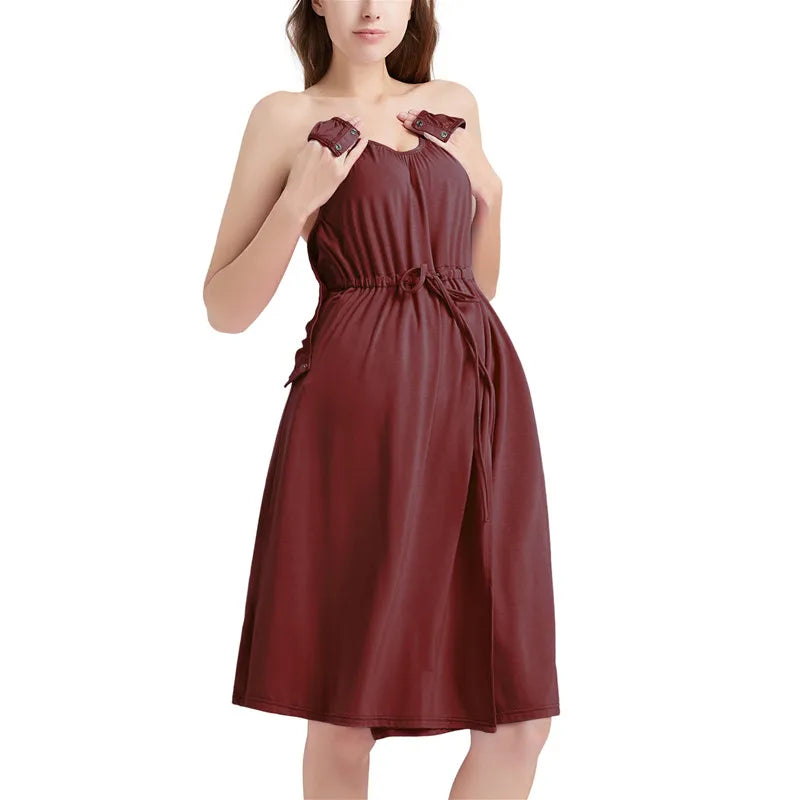 Button Up Maternity Nightdress