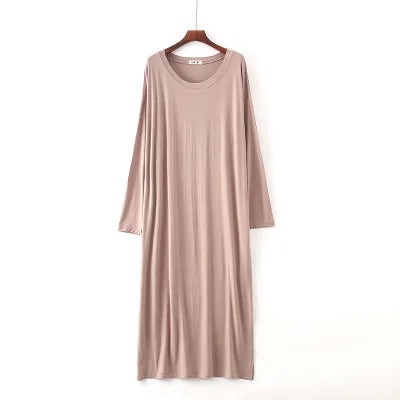 Women's Long Sleeve Modal Nightdress