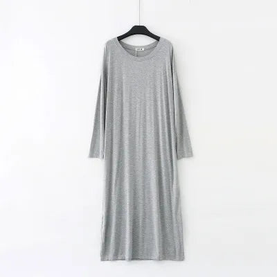 Women's Long Sleeve Modal Nightdress