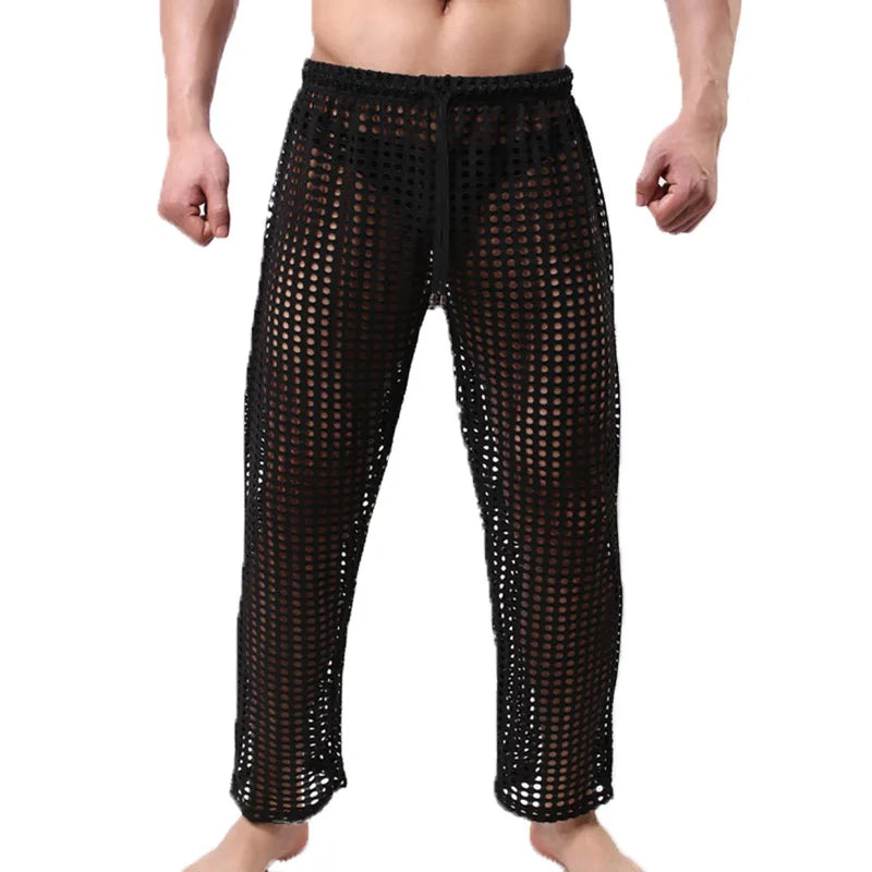 Men's Mesh Fishnet Pyjama Trousers