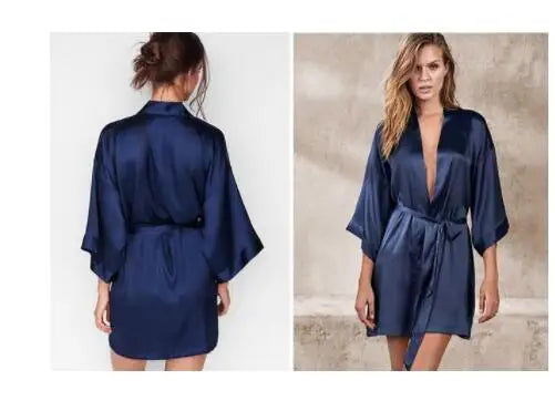 Bride Satin Wedding Robe