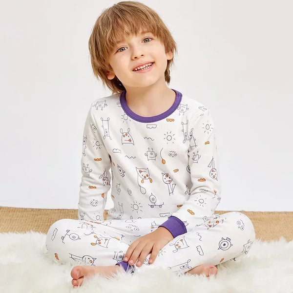 Cute Cartoon Kids Pyjama Set