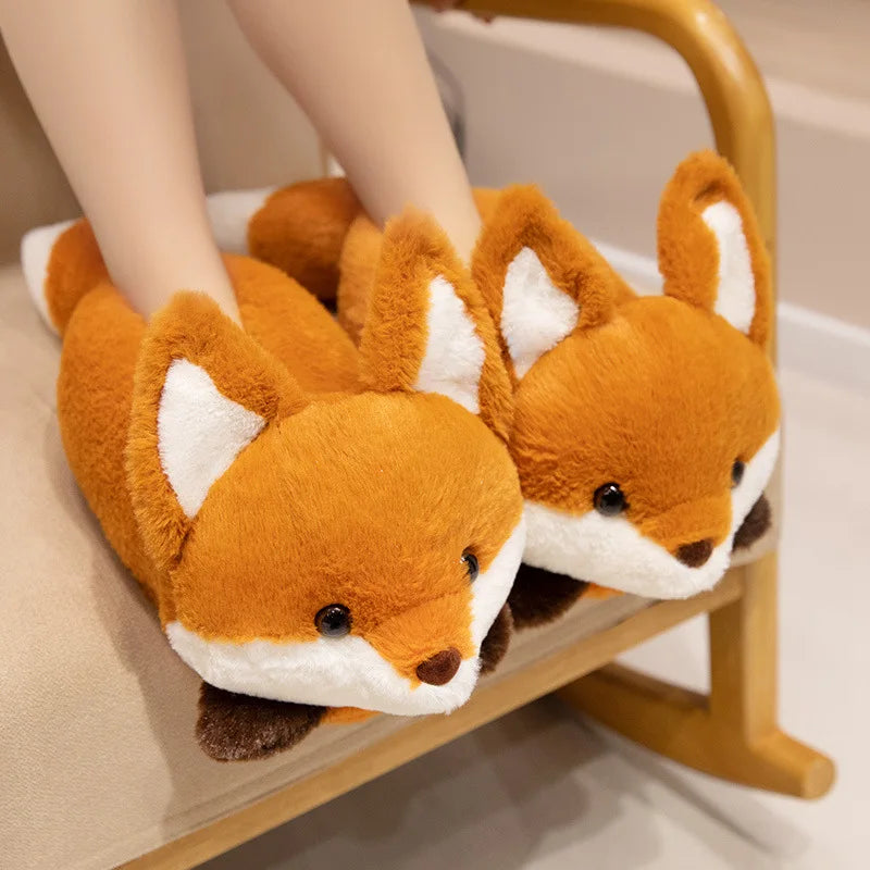 Women's Fox Slippers