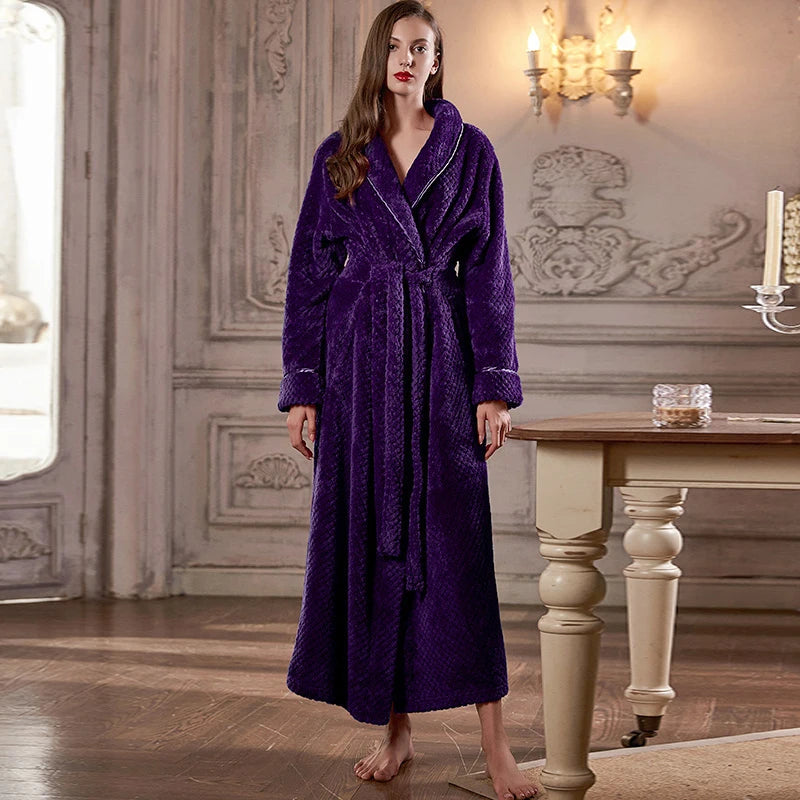 Extra Long Thermal Dressing Gown