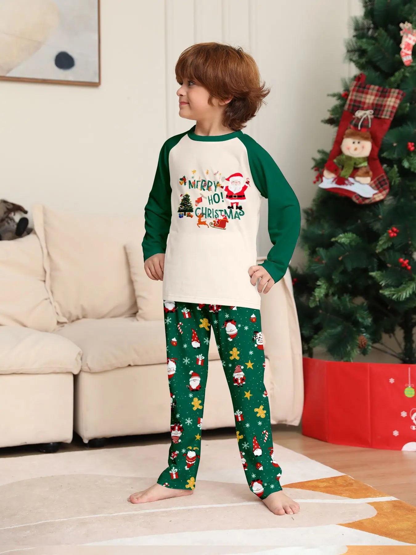 Santa & Tree Family Christmas Pyjama Set