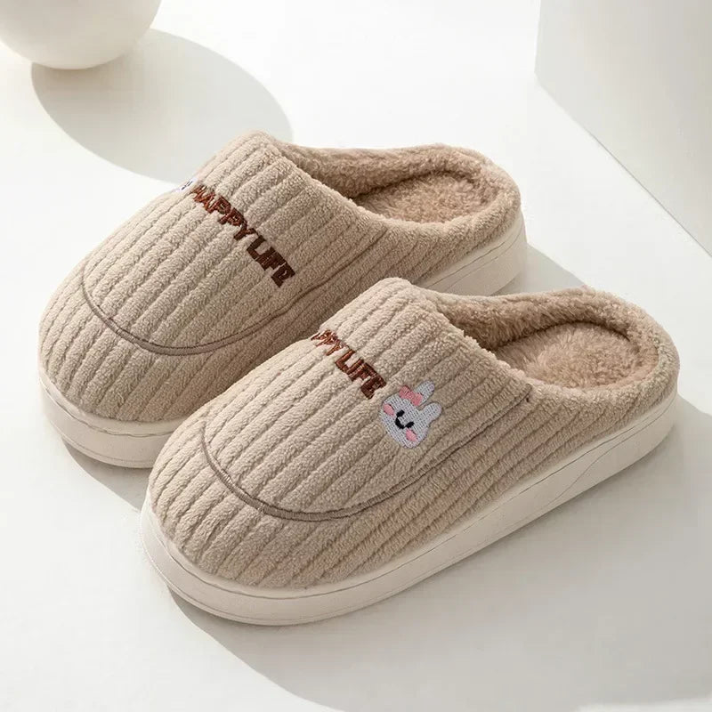 Women's Plush Soft Soled Slippers