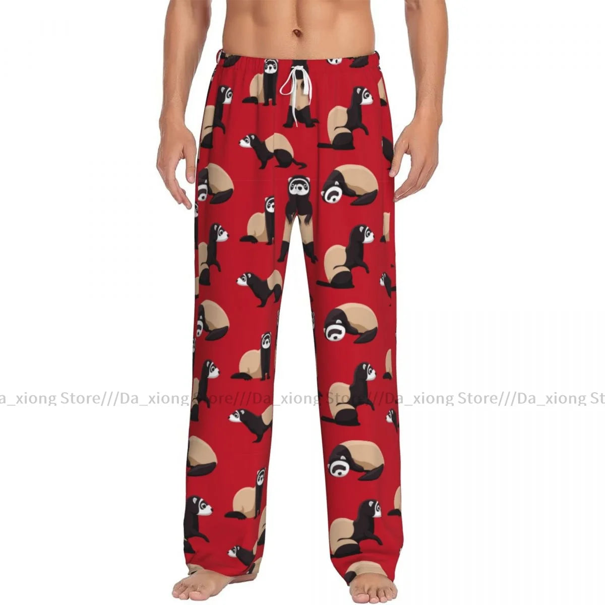 Men's Red Lounge Pyjama Pants