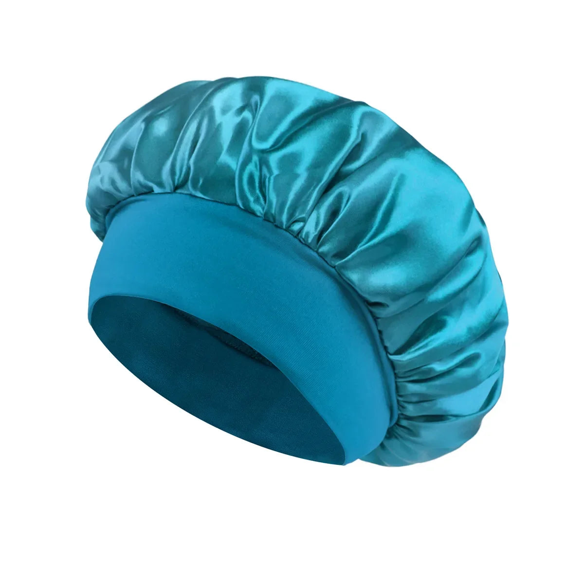 Satin Wide-brimmed Hair Bonnet