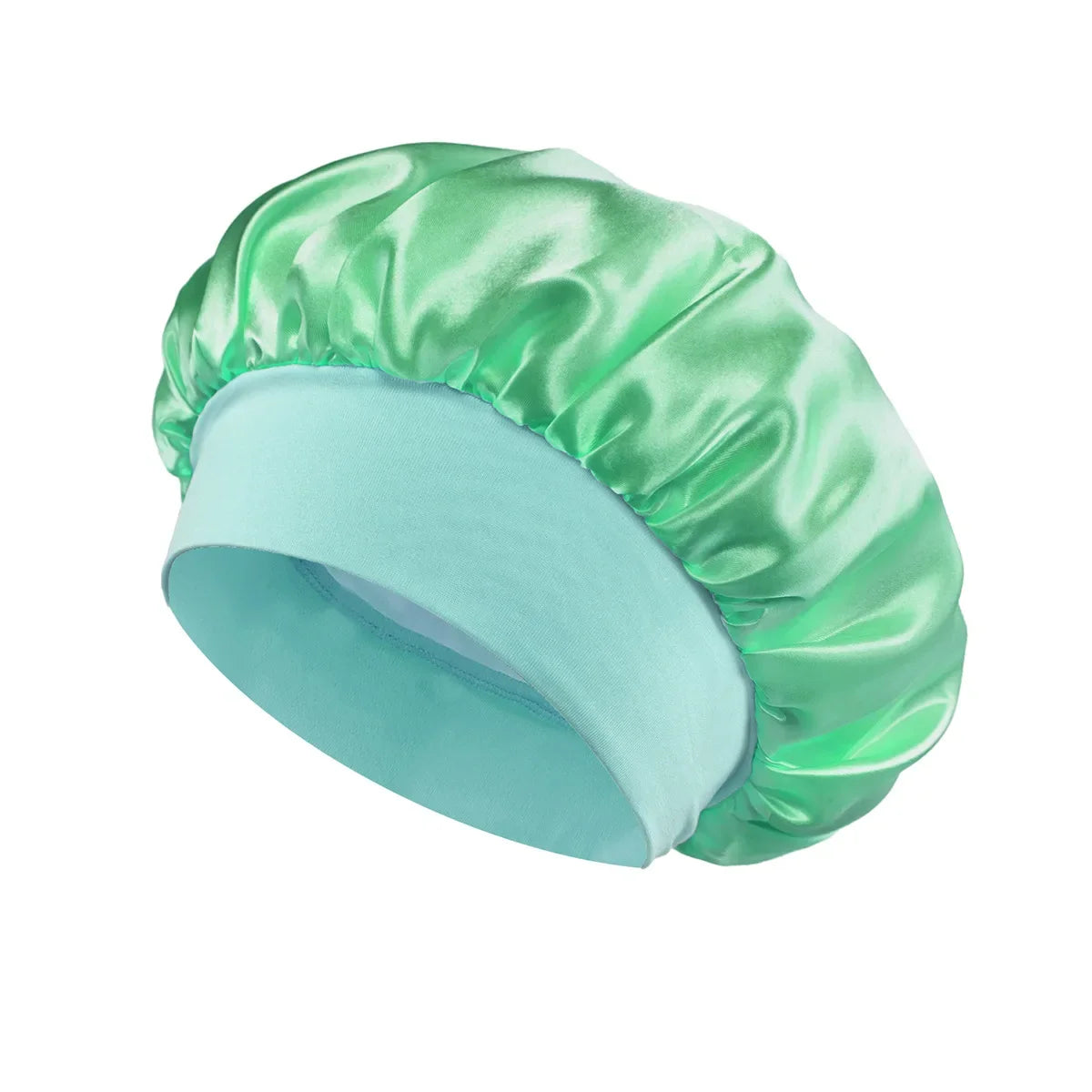 Satin Wide-brimmed Hair Bonnet