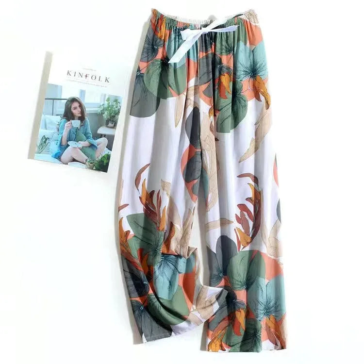 Women’s Cotton Floral Print Pyjama Bottoms