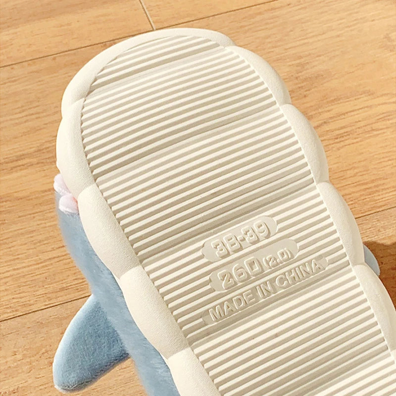 Women's Cartoon Shark Slippers
