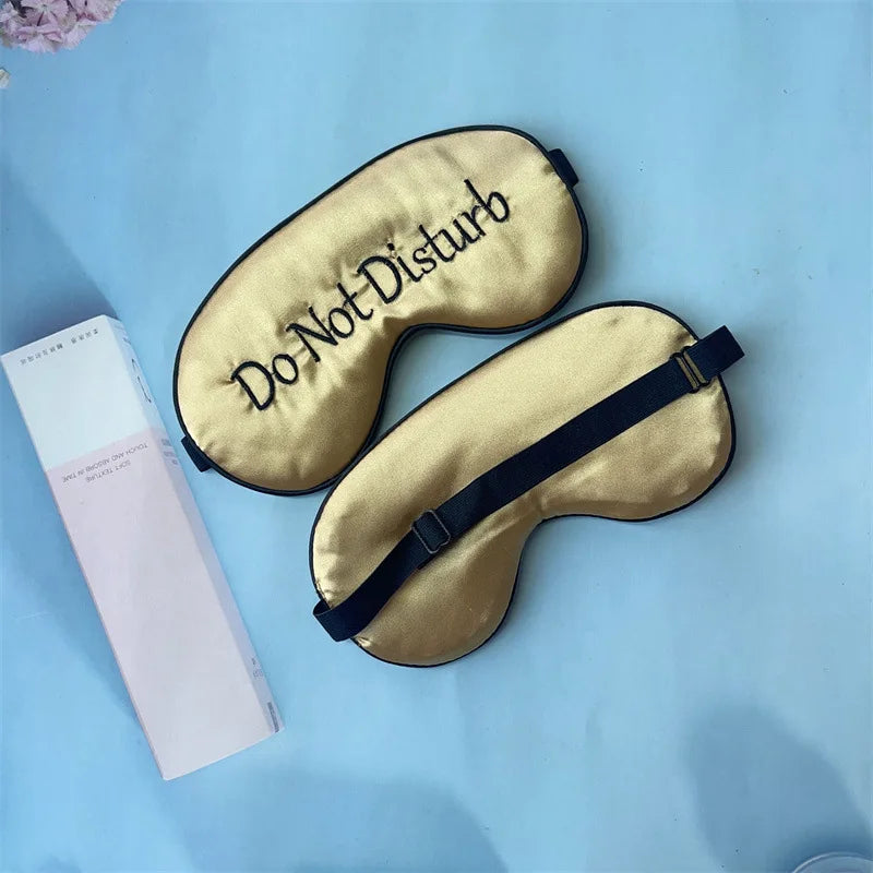 Embroidered Silk Sleep Mask