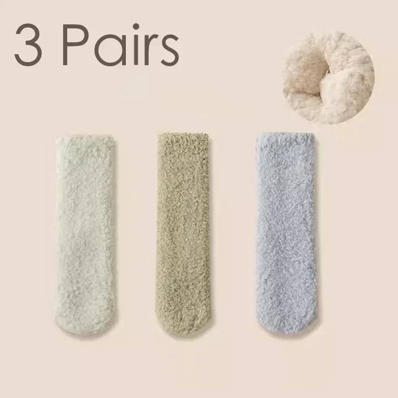 3 Pair Fluffy Socks