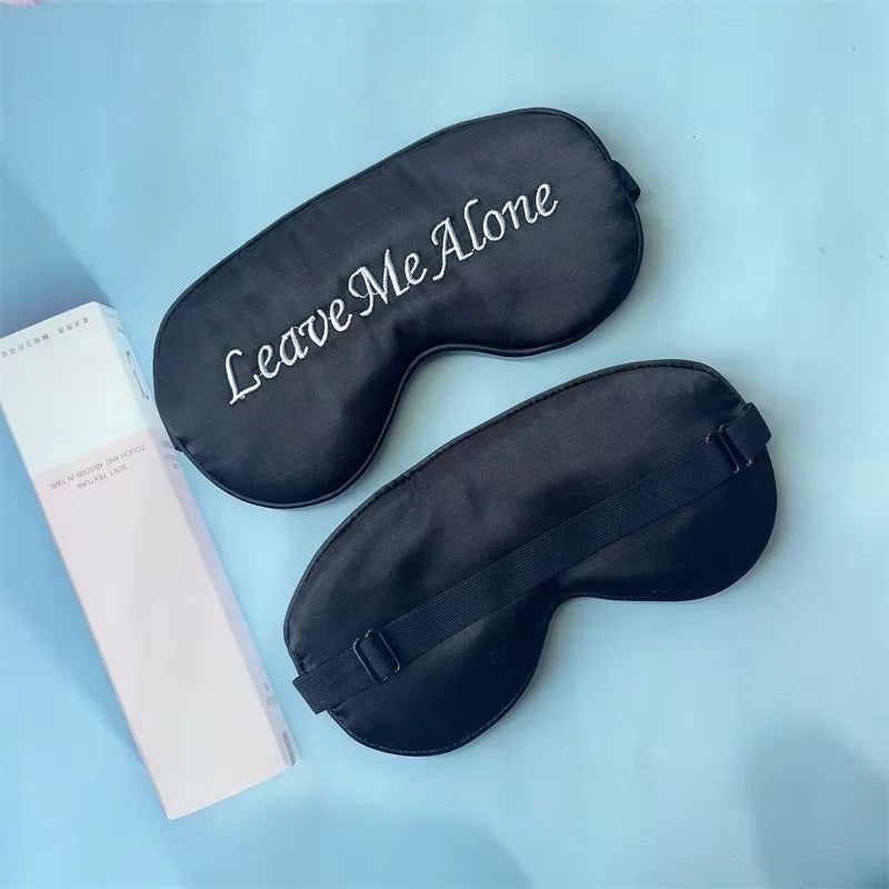 Embroidered Silk Sleep Mask