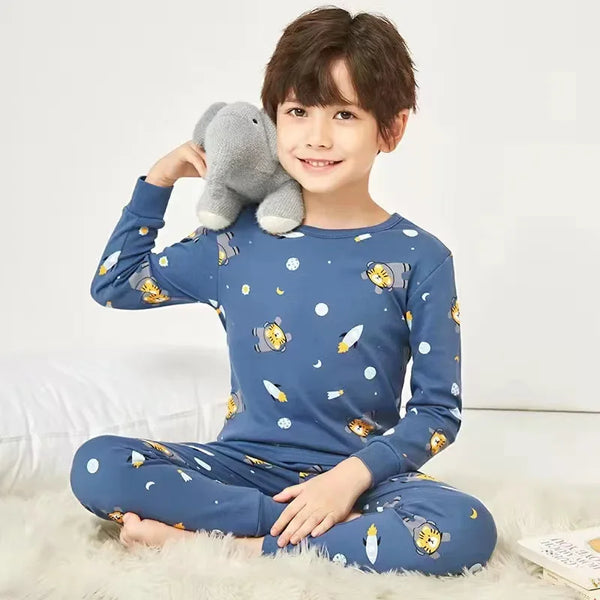 Boy's Animal Space Pyjama Set