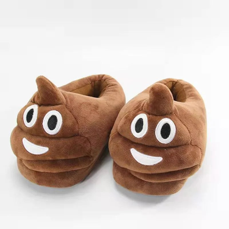 Unisex Poop Emoji Slippers