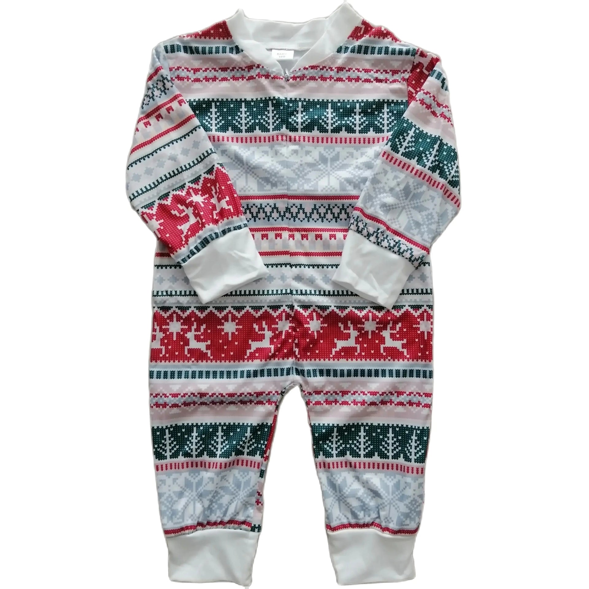 Deer Striped Family Matching Xmas Pyjama Set