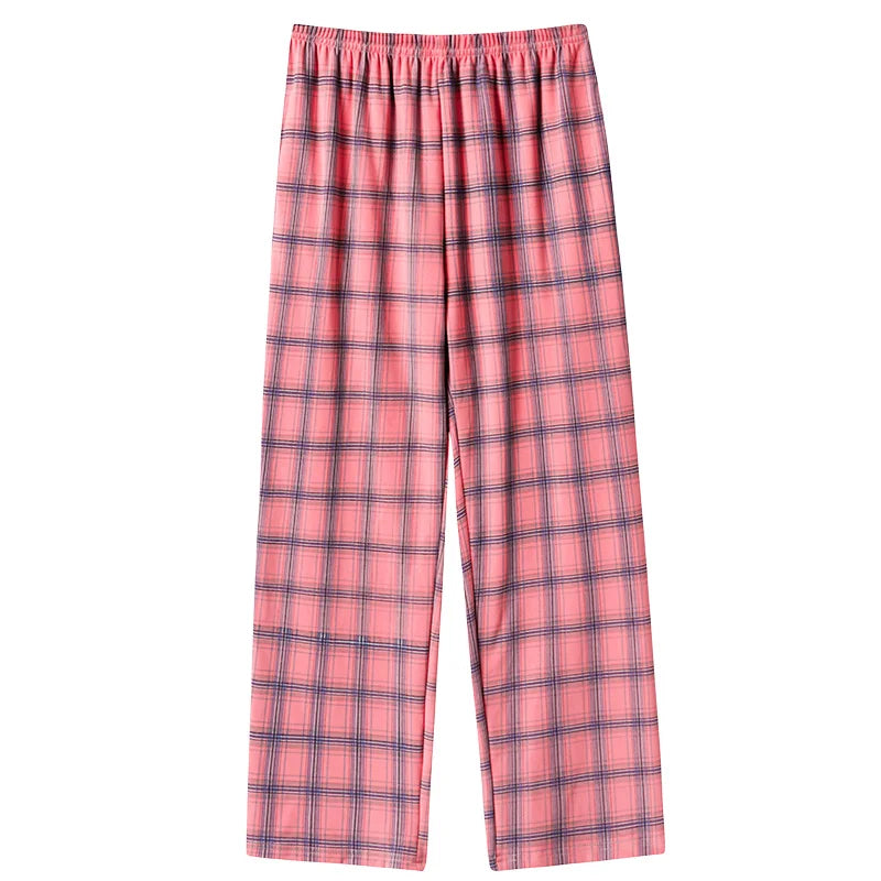 Women's Plaid Cotton Pj Bottoms