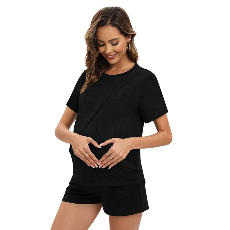 Maternity Pyjama Shortie Set