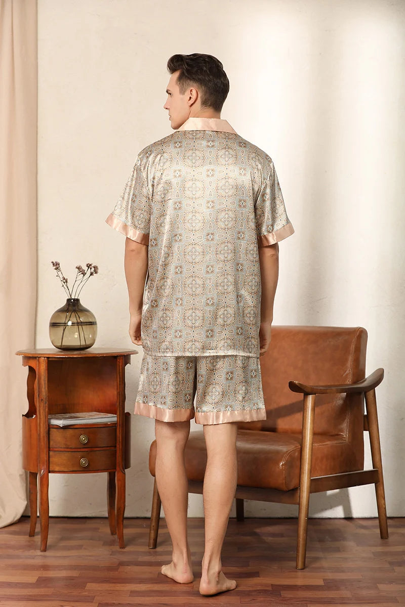 Men's Golden Dream Satin Pyjamas