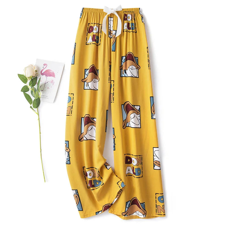 Women's Floral Cotton Pyjama Bottoms