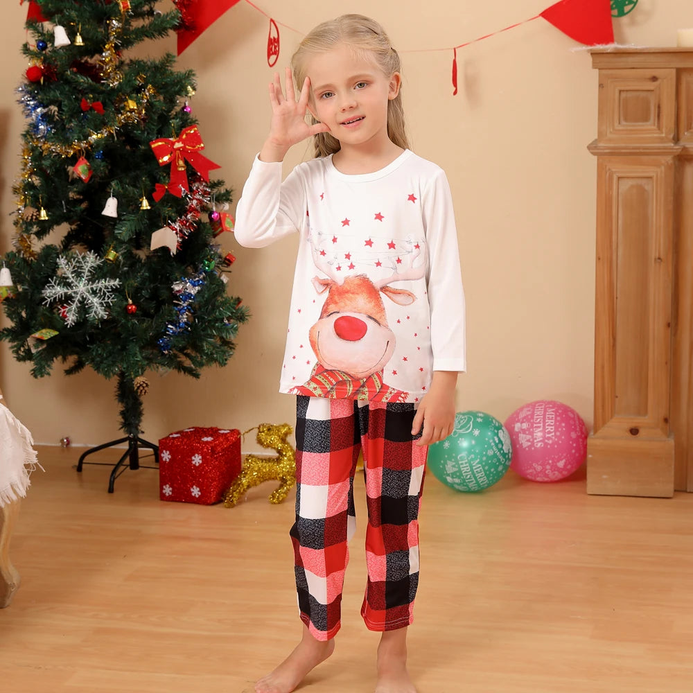 Family Red Plaid Matching Xmas Pyjamas