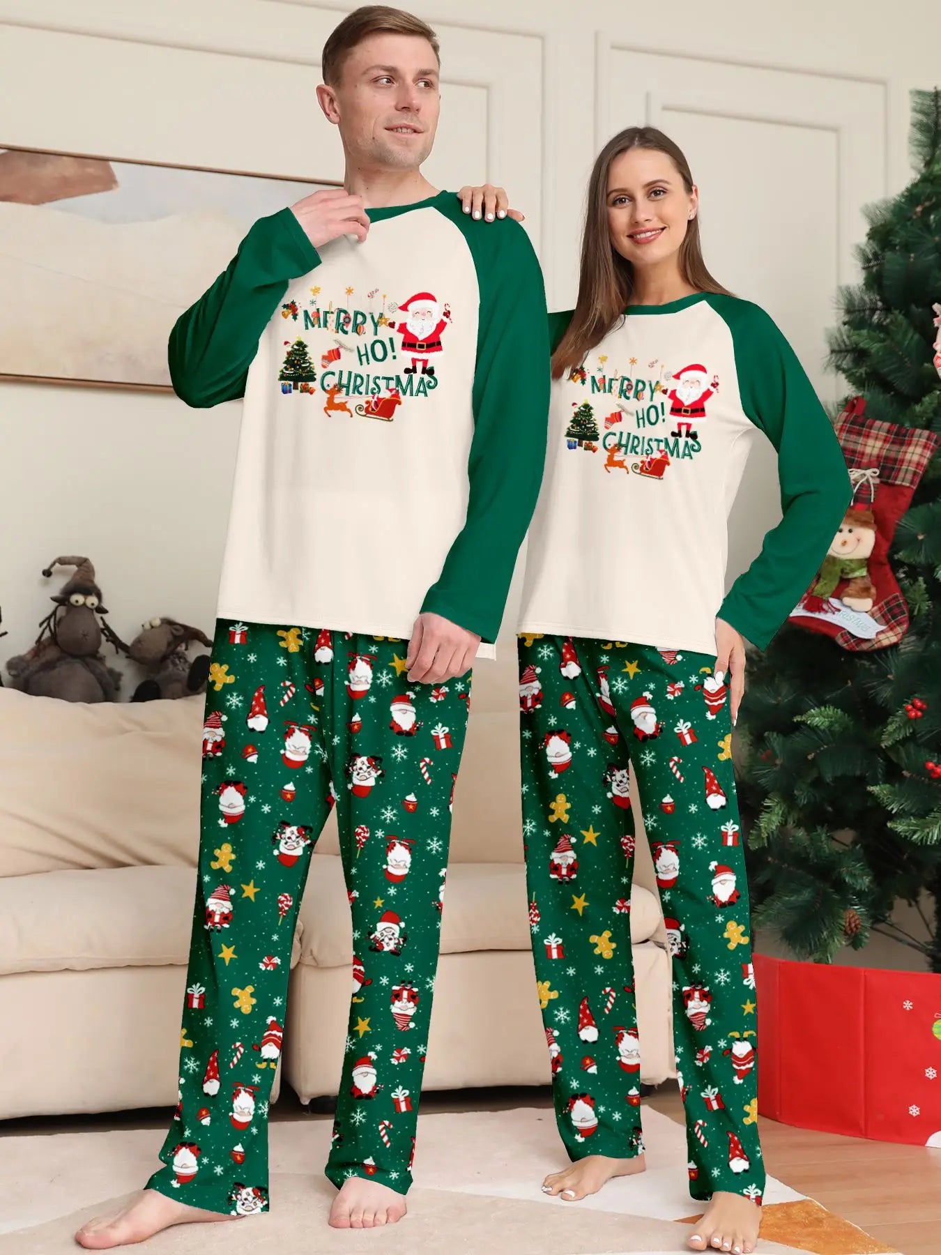 Santa & Tree Family Christmas Pyjama Set