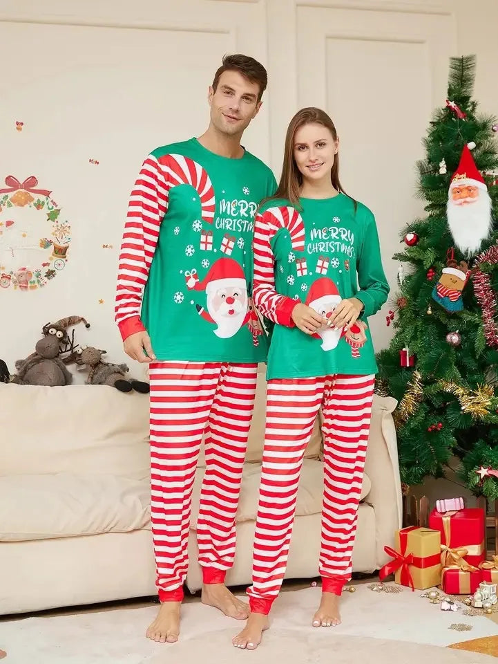 Santa Claus Matching Christmas Pyjama Set