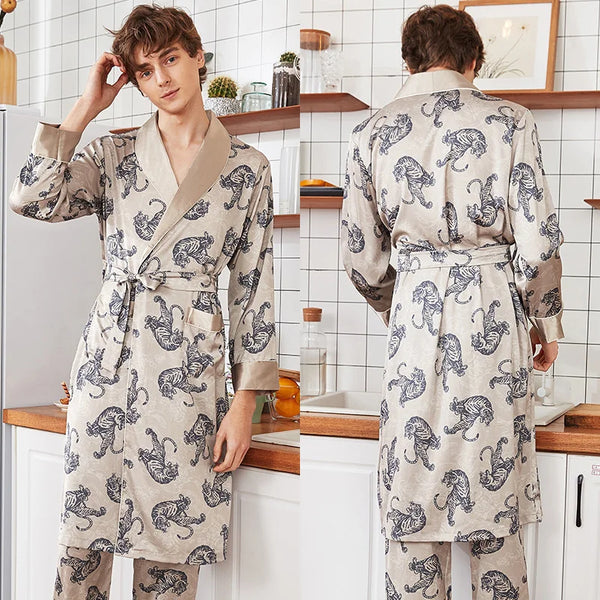 Men's Tiger Beige Robe