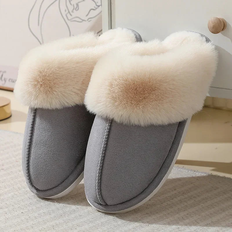 Women's Fuzzy Faux Fur Slippers