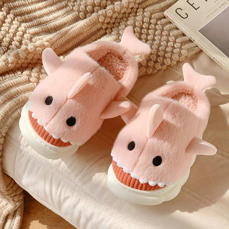 Women's Cartoon Shark Slippers