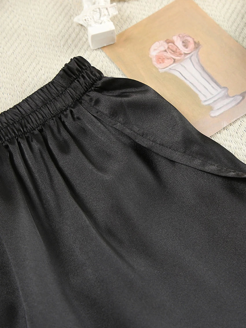 Women's Spaghetti Strap Cropped Pyjama Set