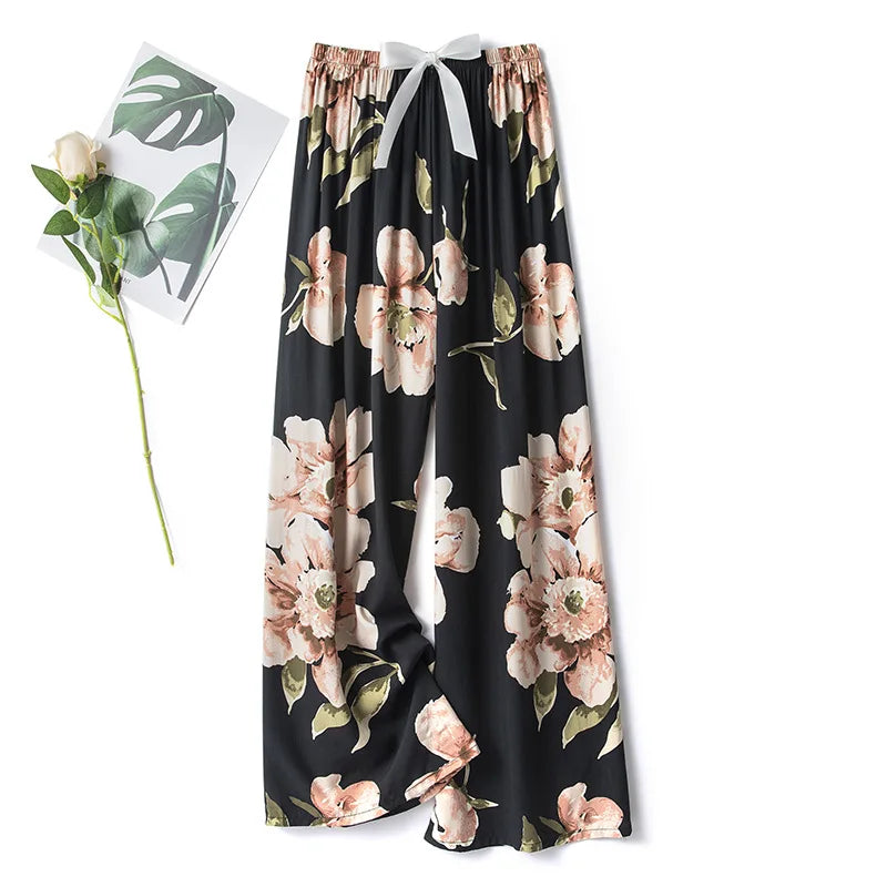 Women's Floral Cotton Pyjama Bottoms