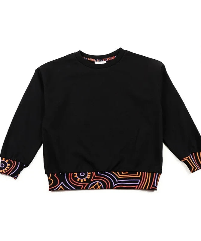 Black Hooded Set Unisex Pyjama Set