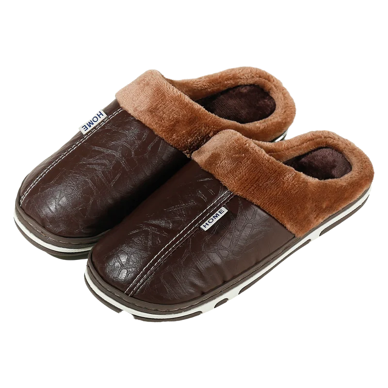 Men's Soft Plush Casual Slippers